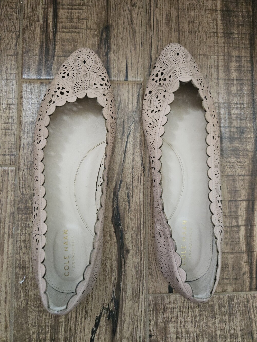 cole haan cutout pink ballet flats, 8